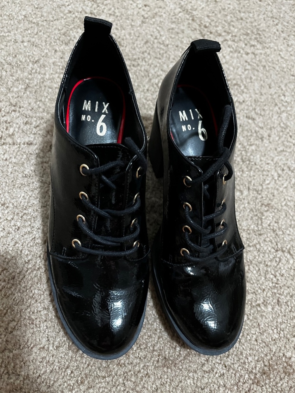 Patent Leather Platform Shoes